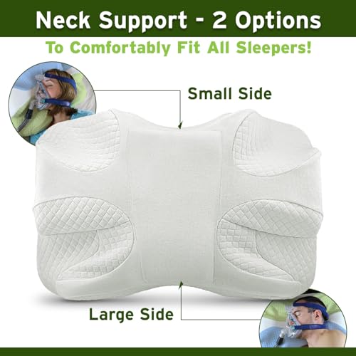 EnduriMed CPAP Pillow for Side Sleeping - Adjustable Memory Foam CPAP Pillows for Side & Back Sleepers - HSA FSA Pillow Eligible for Better Sleep - Image 4