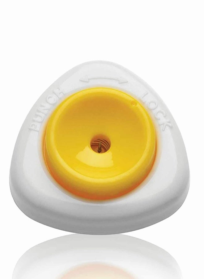 Hard Boiled Egg Piercer with Safety Lock Feature, Egg Piercer for Raw Eggs, Kitchen Dining Bar Cooking Tools for Semi-Automatic Kitchen Dining Bar 4PCS - Image 1