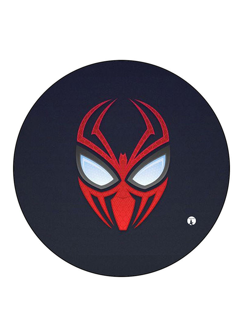 Spiderman Printed Mouse Pad Round  Multicolour