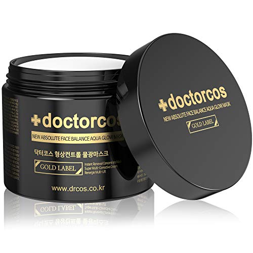 DOCTORCOS Gold Label Water Glow Mask Cream (4th Generation) | New Absolute Face Balance Aqua Glow Mask | Moisturizing Sleeping Pack | Face Lifting & Wrinkle Improvement | Korean Skincare | 3.71 oz - Image 1