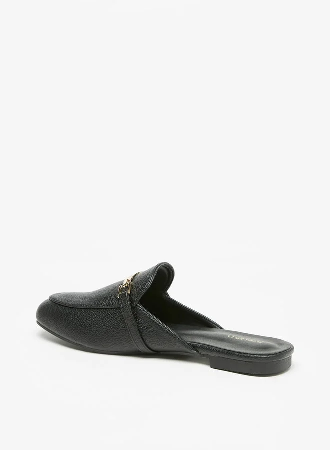 Flora Bella By Shoexpress Women's Metal Accented Slip-On Mules Ramadan Collection