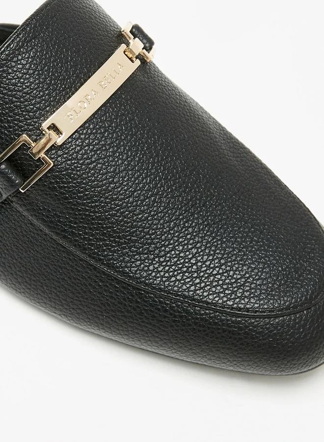 Flora Bella By Shoexpress Women's Metal Accented Slip-On Mules Ramadan Collection