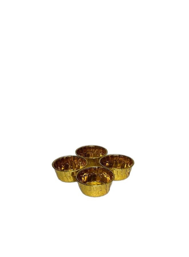 Baekence Paper Muffin Liners, Gold Cupcake Baking Cups, Disposable Baking Cups for Party Wedding Festival (Gold), Pack of 100 pcs - Image 3