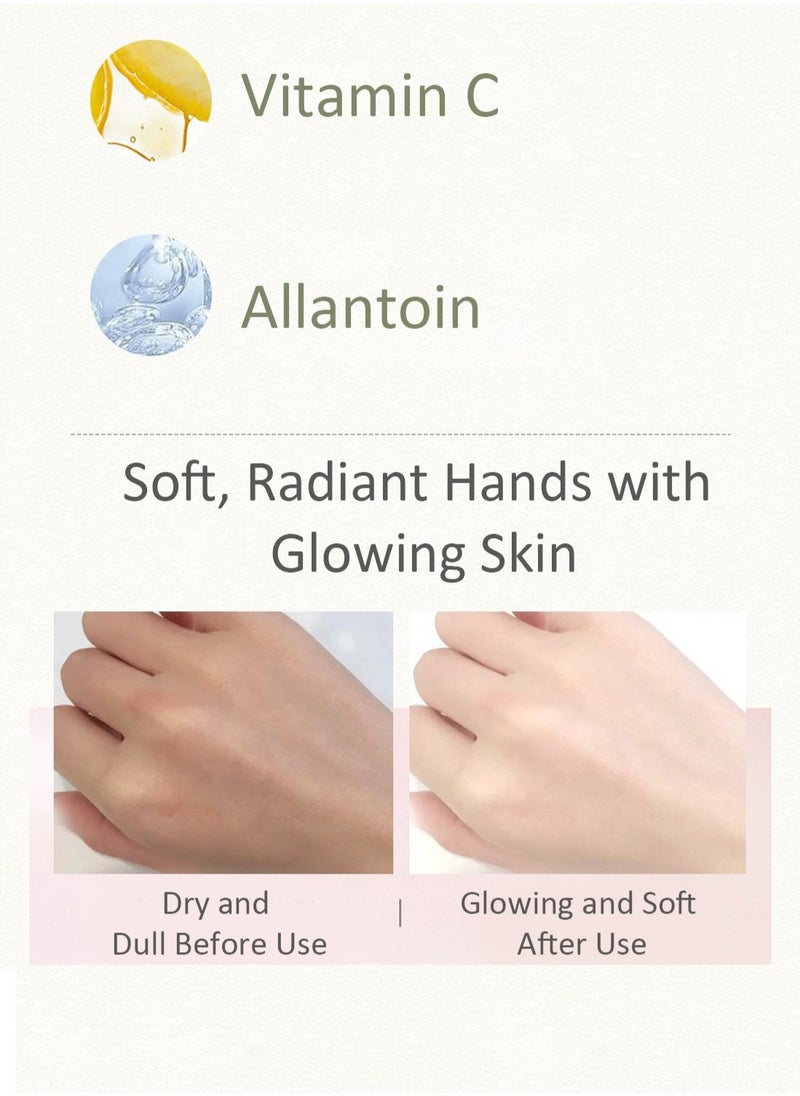 Novo Vitamin C Hand Cream, Brightening Natural Hand Cream for Dry Cracked Hands, Deep Repairing Hand Lotion, Hand Care Cream, Hand Moisturizer, Gifts for Women 60g  - Image 4