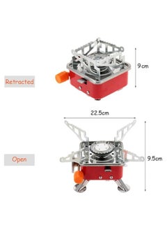 Generic Sulfar Portable Camping Gas Stove - Lightweight Backpack Butane Burner - 2800W High Power with Convenient Piezo Ignition, Foldable - for Hiking  - Image 1