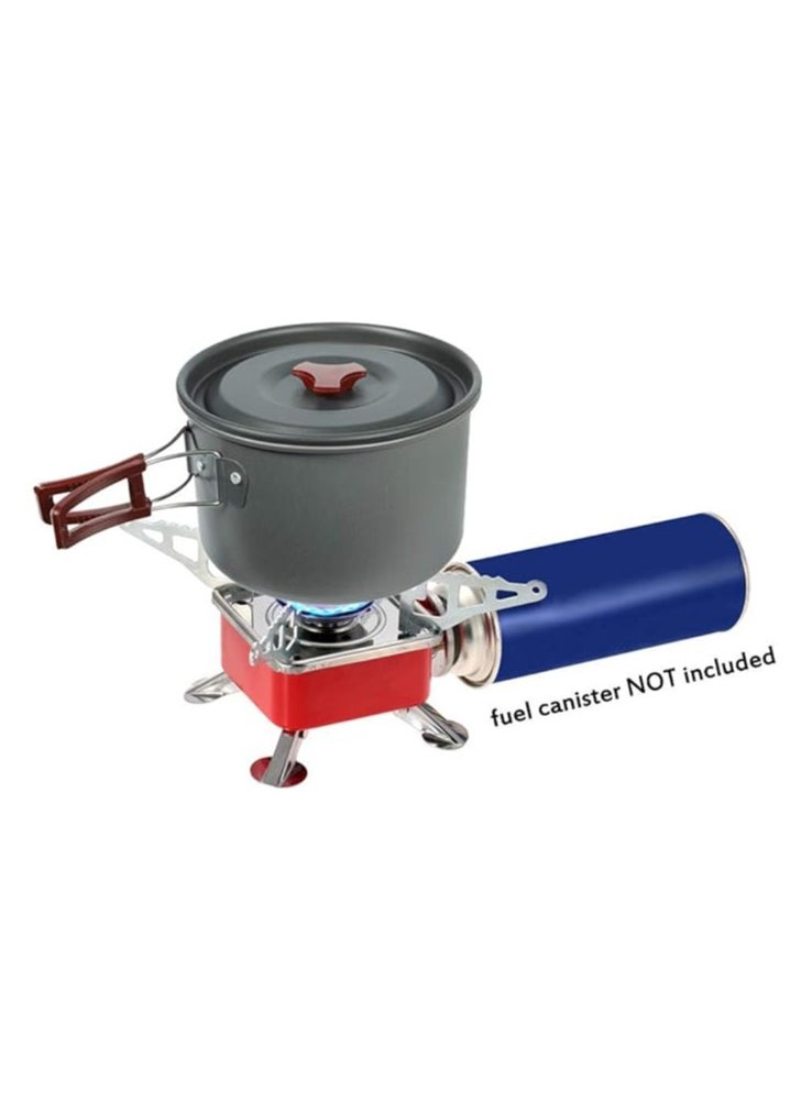Generic Sulfar Portable Camping Gas Stove - Lightweight Backpack Butane Burner - 2800W High Power with Convenient Piezo Ignition, Foldable - for Hiking  - Image 4