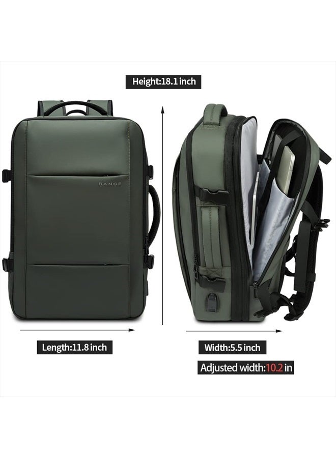 BANGE Expandable Travel Backpack,35LCarry on Backpack for Women Men Airline Approved Gym Backpack Waterproof Business Laptop Daypack…  - Image 5