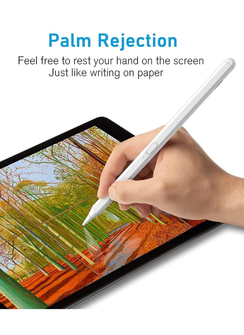 Generic - iPad, Stylus Pen for iPad with Bluetooth Magnetic, Palm Rejection, Tilt, Compatible with iPad Pro 11in1/2/3, iPad Pro12.9in3/4/5, iPad Air4/5, iPad Mini 6 - Image 1