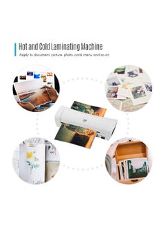 OSMILE OSMILE SL200 A4 A5 A6 Laminator Machine Hot and Cold Laminating Machine Two Rollers A4 Size for Document Photo Picture Credit Card Home School Office Electronics Supplies  - Image 3