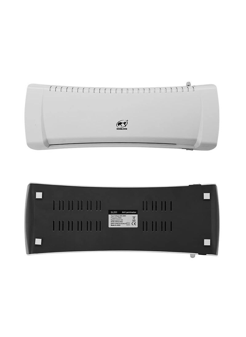 OSMILE - OSMILE SL200 Laminator Machine, Hot and Cold Lamination, Dual Rollers, Supports A4/A5/A6 Sizes, Includes Free A4, A5, A6 Laminating Films – Ideal for Documents, Photos, Cards, Home, School, and Office Use - Image 1