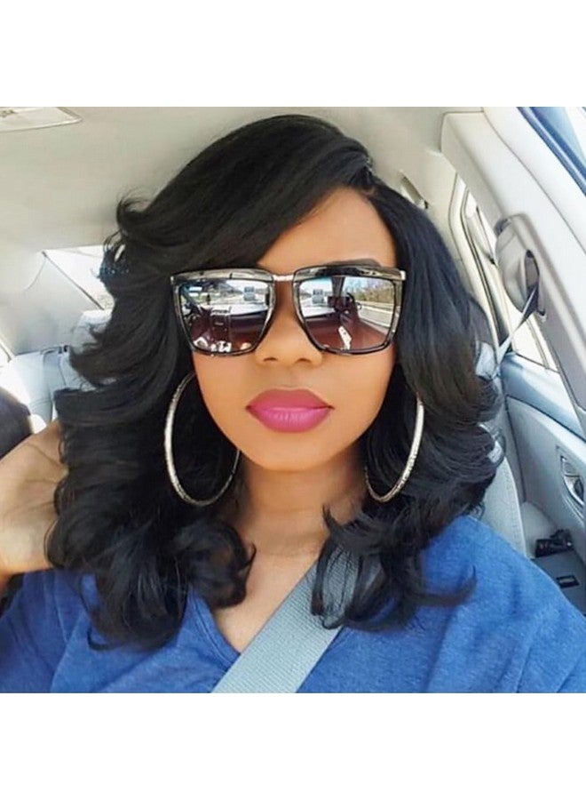 ليدي ميراندا باروكة شعر مستعار كاملة من الدانتيل من ليدي ميراندا، لون نقي، مجعد طبيعي، مقاوم للحرارة، شعر مستعار كامل للنساء (أسود) - Image 1