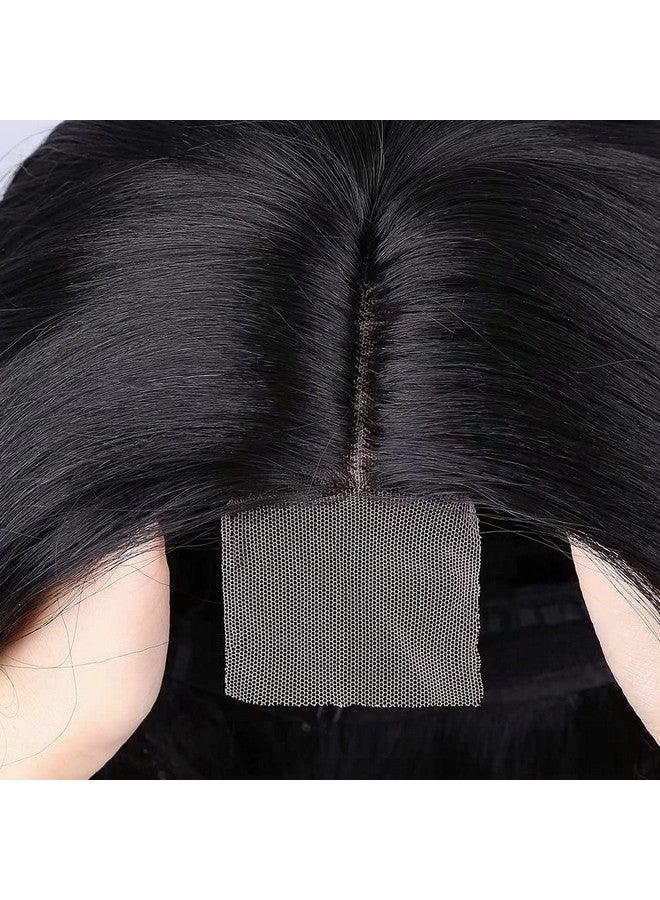 ليدي ميراندا باروكة شعر مستعار كاملة من الدانتيل من ليدي ميراندا، لون نقي، مجعد طبيعي، مقاوم للحرارة، شعر مستعار كامل للنساء (أسود) - Image 4