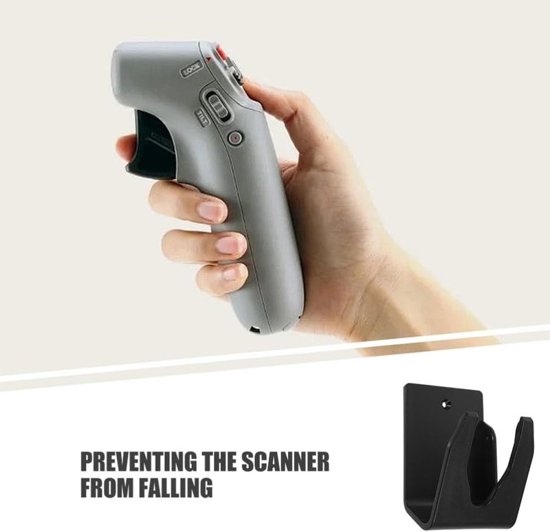 Healeved 2pcs Wall Mounted Scanner Holder Dock for Checkout and Inventory Space-Saving Design for Office and Retail Use - Image 2