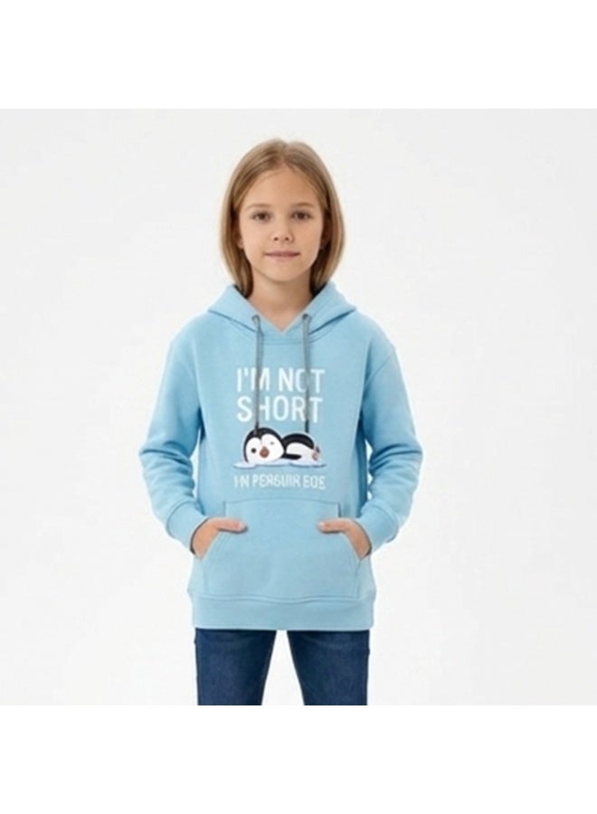 سيزار هودي بناتي ميلتون شتوي مزود بطباعات علي الصدر - Image 1