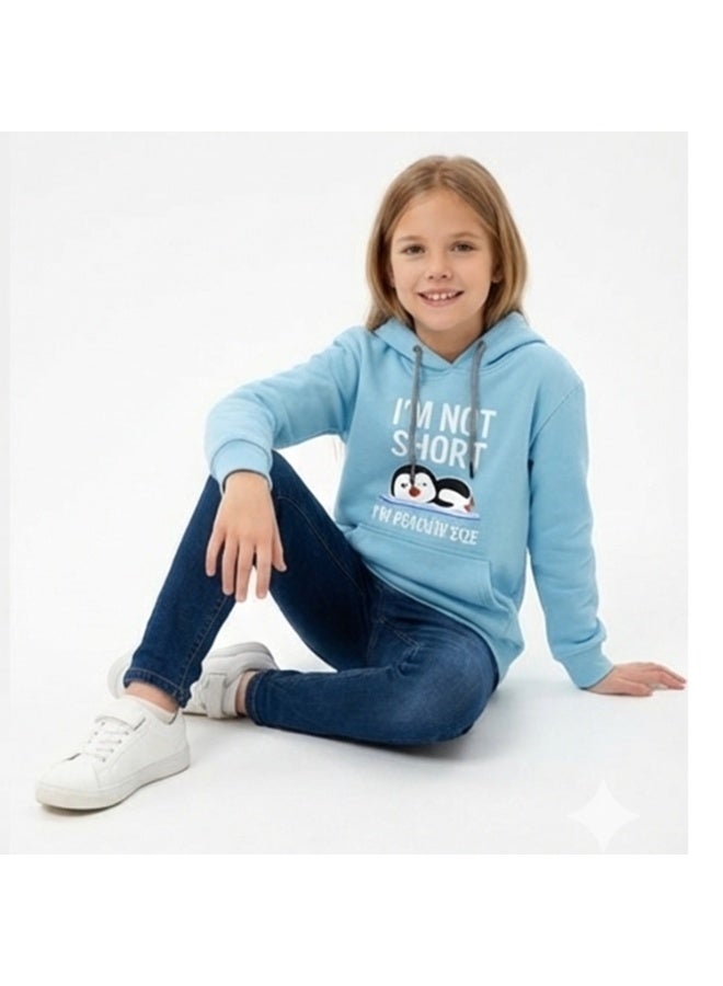 سيزار هودي بناتي ميلتون شتوي مزود بطباعات علي الصدر - Image 3