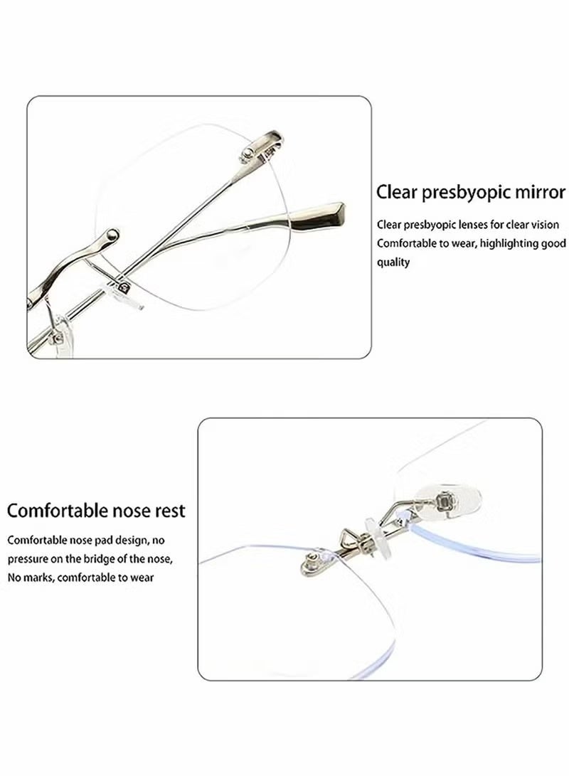 Blue Light Blocking Glasses Suitable for Men and Women Reading UV Protection Eye Fatigue Prevention Computer Reading Games and TV - Image 3