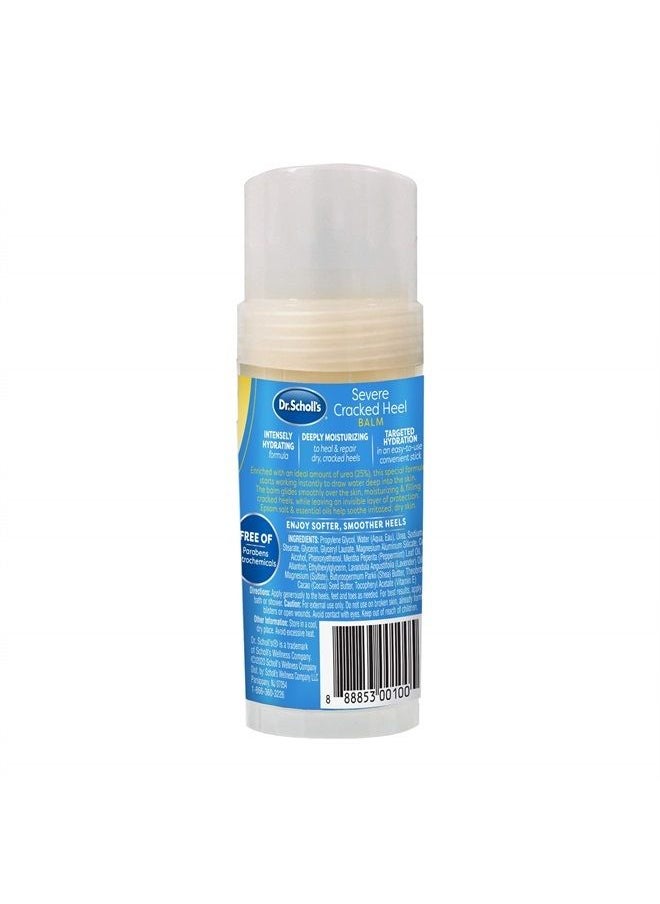 Dr. Scholl's Severe Cracked Heel Repair Restoring Balm 2.5oz, with 25% Urea for Dry, Cracked Feet, Heals and Moisturizes for Healthy Looking Feet, Foot Care, Epsom Salt Soothes, Safe for Diabetics  - Image 2