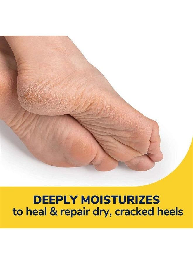 Dr. Scholl's Severe Cracked Heel Repair Restoring Balm 2.5oz, with 25% Urea for Dry, Cracked Feet, Heals and Moisturizes for Healthy Looking Feet, Foot Care, Epsom Salt Soothes, Safe for Diabetics  - Image 3