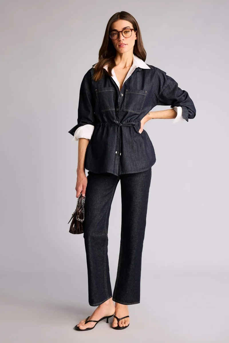 DeFacto Regular Fit Denim Shirt