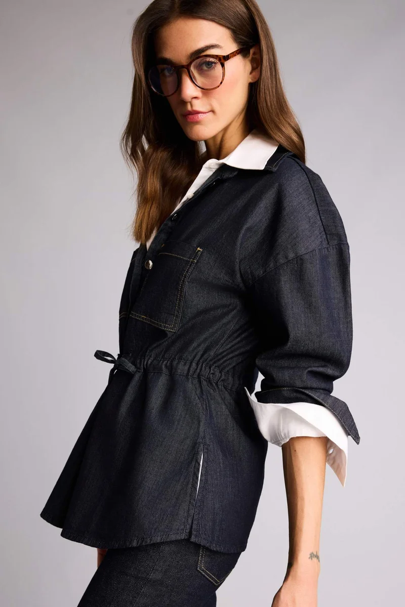Defacto  Regular Fit Denim Shirt for Women | Best Price UAE
