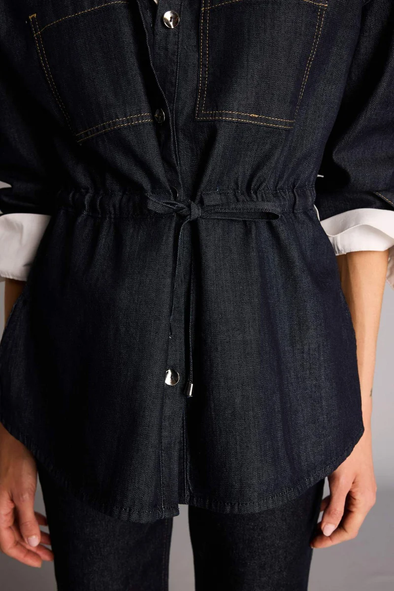 Defacto  Regular Fit Denim Shirt for Women | Best Price UAE