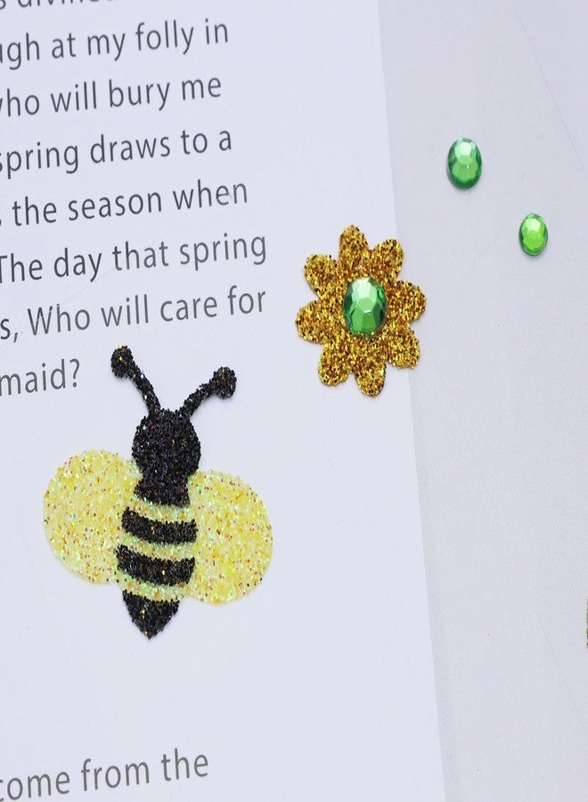 PENTA ANGEL Bee Face Jewels Penta Angel Stick On Face Costume Gems Self-Adhesive Halloween Dress Up Sticker for Festival Holiday Party Accessories (Bee382) - Image 3