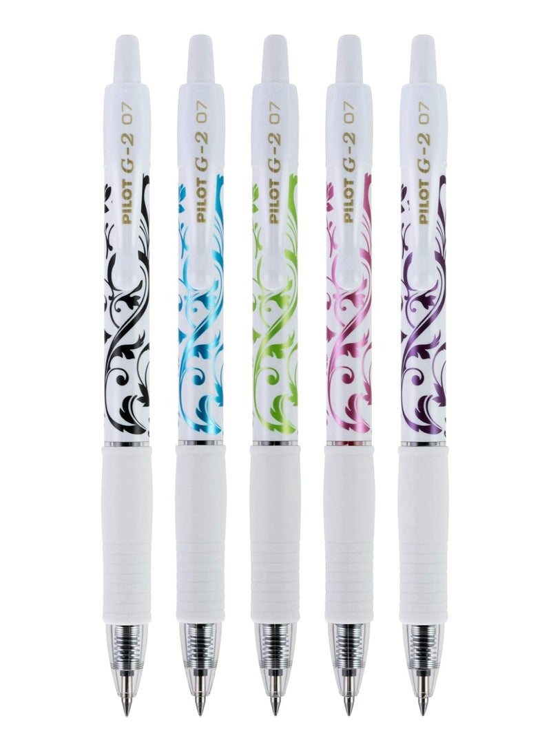 بايلوت G2 مجموعة أقلام حبر جل فاخرة من مجموعة الأزياء، ألوان متنوعة ذات نقاط دقيقة، عدد 5 - Image 2