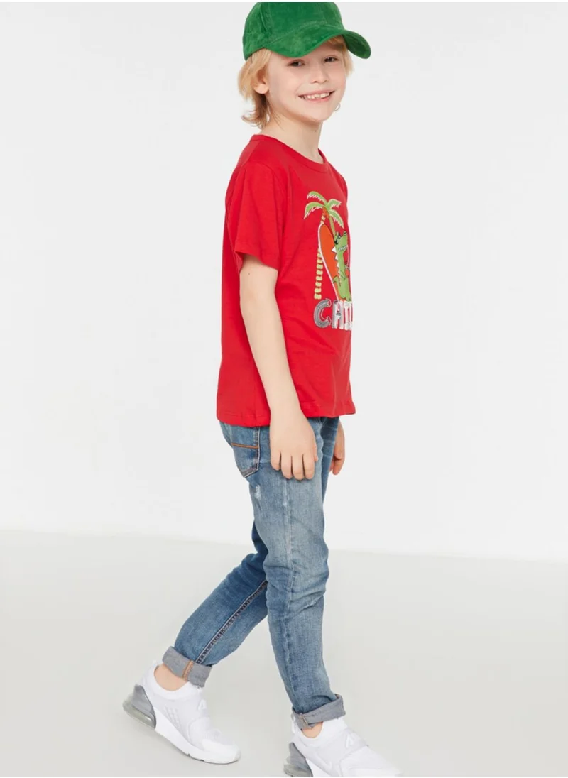 trendyol Kids Chilling Croc T-Shirt
