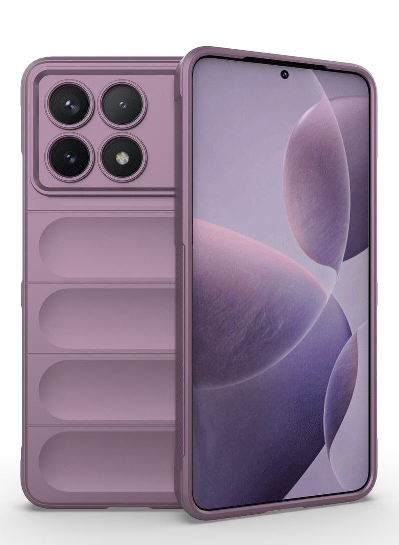GOLDEN MASK GOLDEN MASK Compatible With Xiaomi Redmi K70/K70 Pro Magic Case ShockProof (Purple)  - Image 1