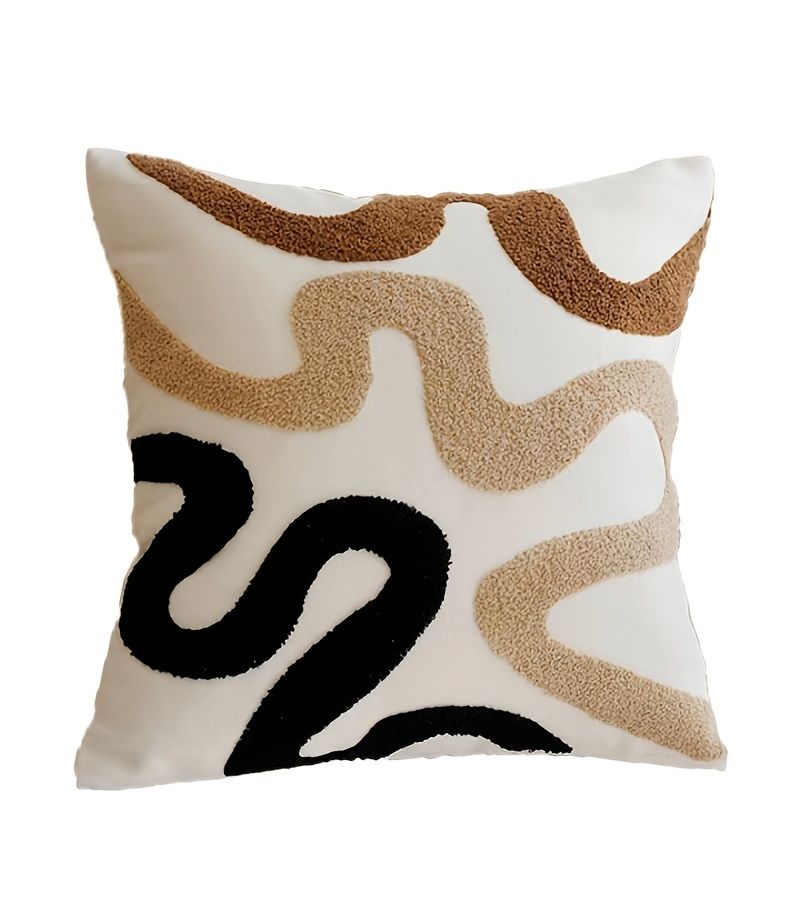 Nordic Minimalist Embroidered Pillow Cover Model 4545 For Living Room Bedroom Sofa Couch - Image 5