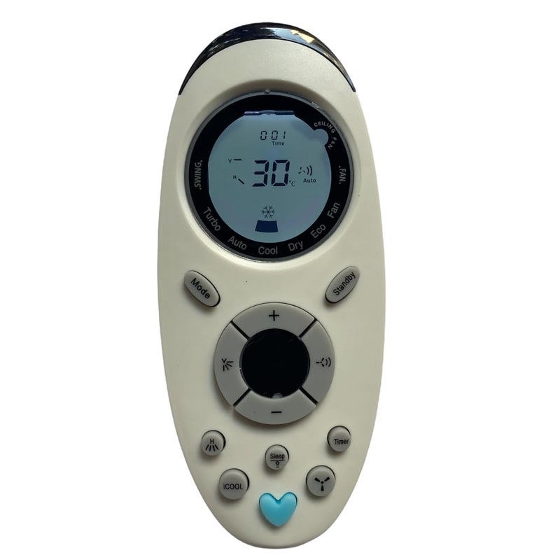 Upix AC Remote No. 143B (with Backlight), Compatible/Replacement for Onida AC Remote Control (Exactly Same Remote Will Only Work) - Image 1