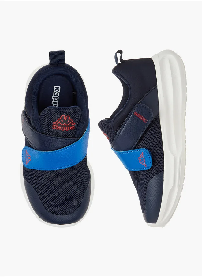 كابا Boys' Logo Detail Sports Shoes with Hook and Loop Closure