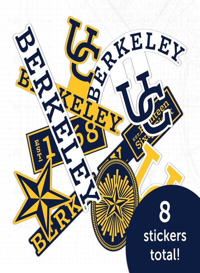 Desert Cactus University of California Berkeley Sticker Golden Bears Cal UC Sticker Vinyl Decals Laptop Water Bottle Car Scrapbook Sheet (T2-2) - Image 5