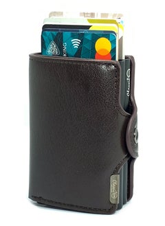 Classic Milano Classic Milano Faux Leather RFID Blocking Pop Up Wallet for Men and Women - Automatic Card Holder Wallet with Pop-up Design - Secure, Compact Credit Card Holder for Men - Stylish Wallet for Men & Women’s RFID Card Wallet  - Image 2