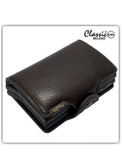 Classic Milano Classic Milano Faux Leather RFID Blocking Pop Up Wallet for Men and Women - Automatic Card Holder Wallet with Pop-up Design - Secure, Compact Credit Card Holder for Men - Stylish Wallet for Men & Women’s RFID Card Wallet  - Image 1
