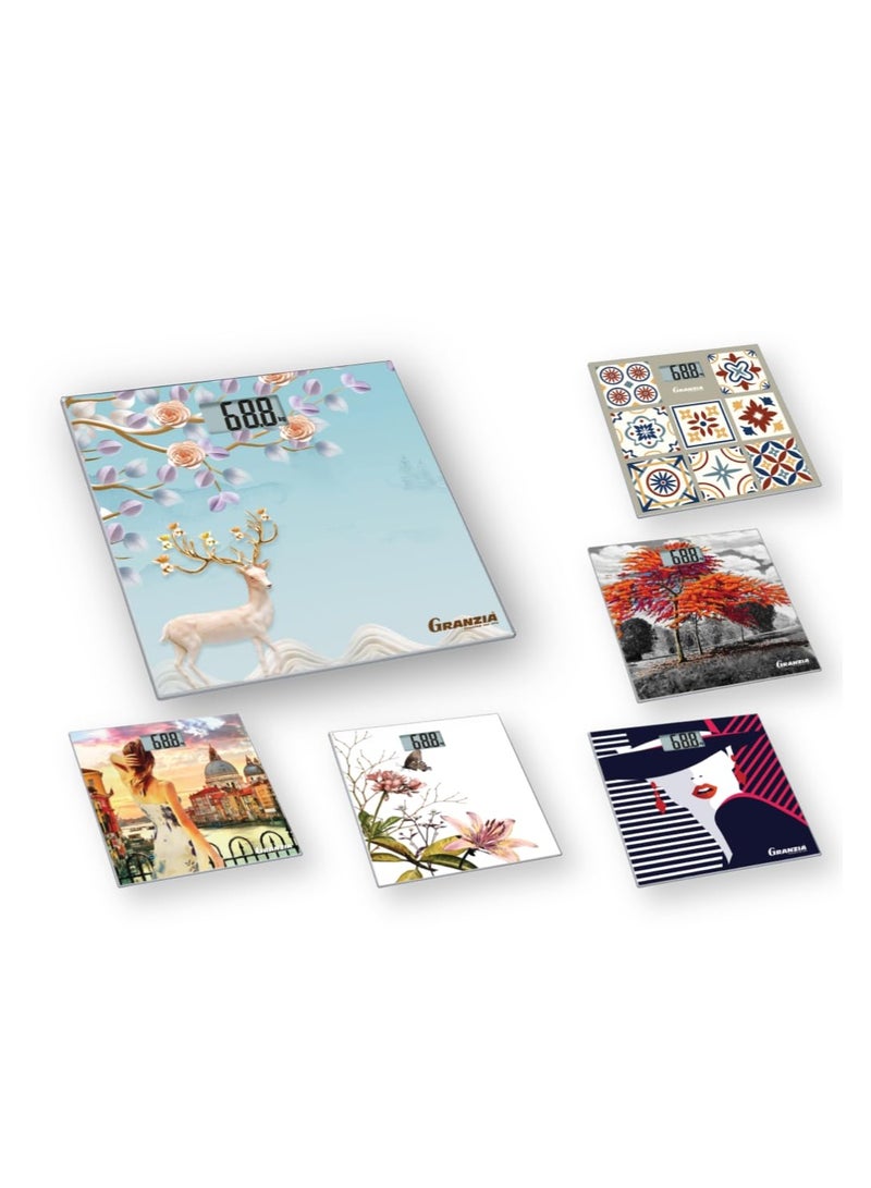 Granzia 3D Digital Bathroom Scale – 180Kg Capacity for Accurate Body Weight Measurement - Image 2