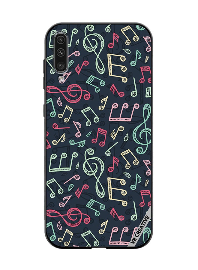 VR CREATIVE Protective Case Cover For Samsung Galaxy A70/A70s Music Pattern Design Multicolour - Image 1