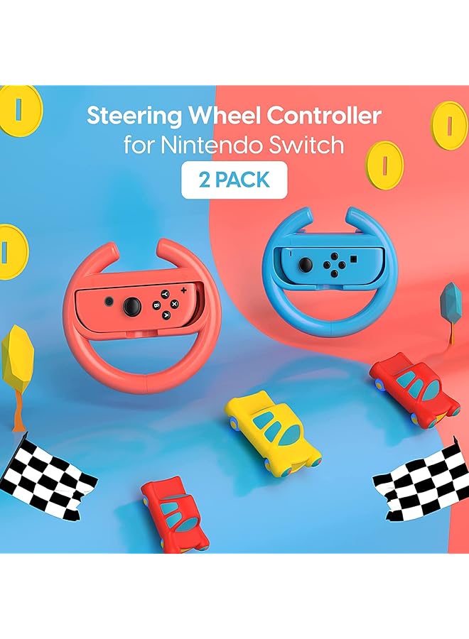 Switch Steering Wheel Usb Compatible With Nintendo Switch Mario Kart 8 Deluxe - Image 2