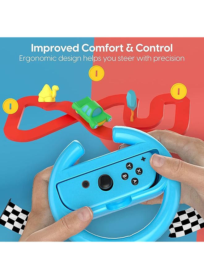 Switch Steering Wheel Usb Compatible With Nintendo Switch Mario Kart 8 Deluxe - Image 4