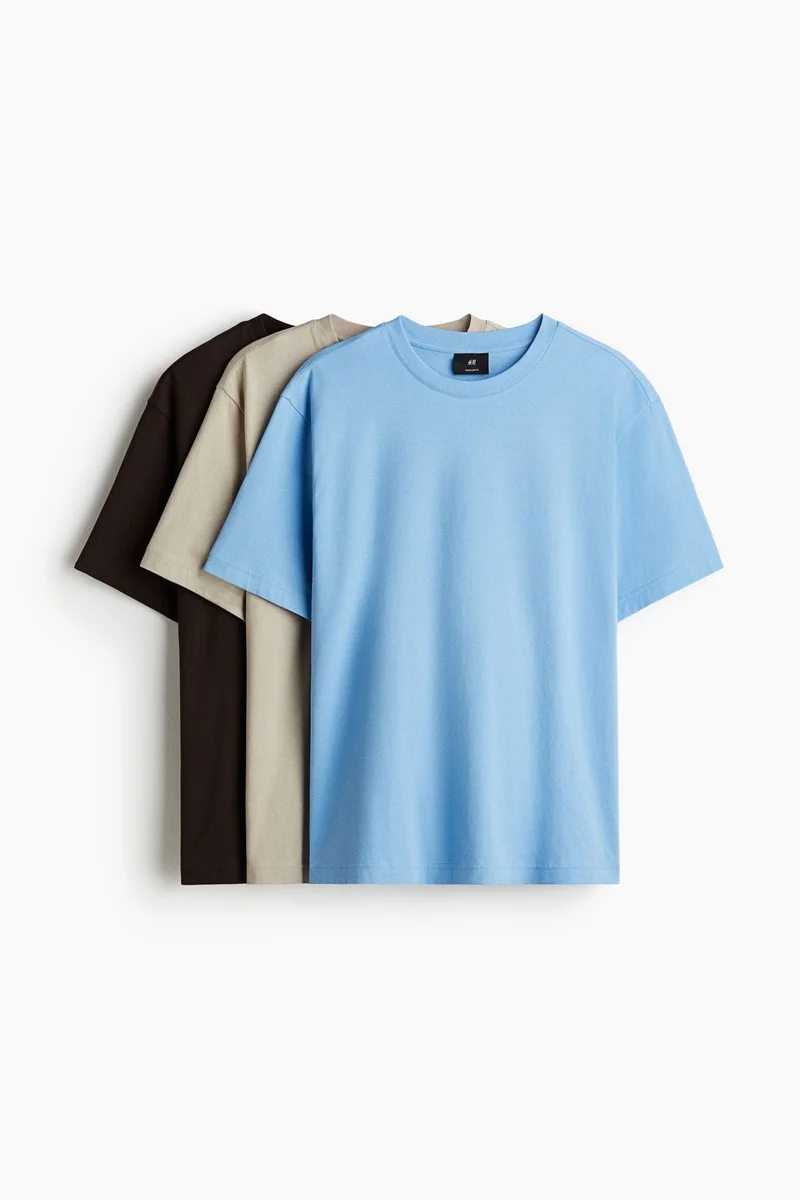 H&M 3-pack Regular Fit T-shirts