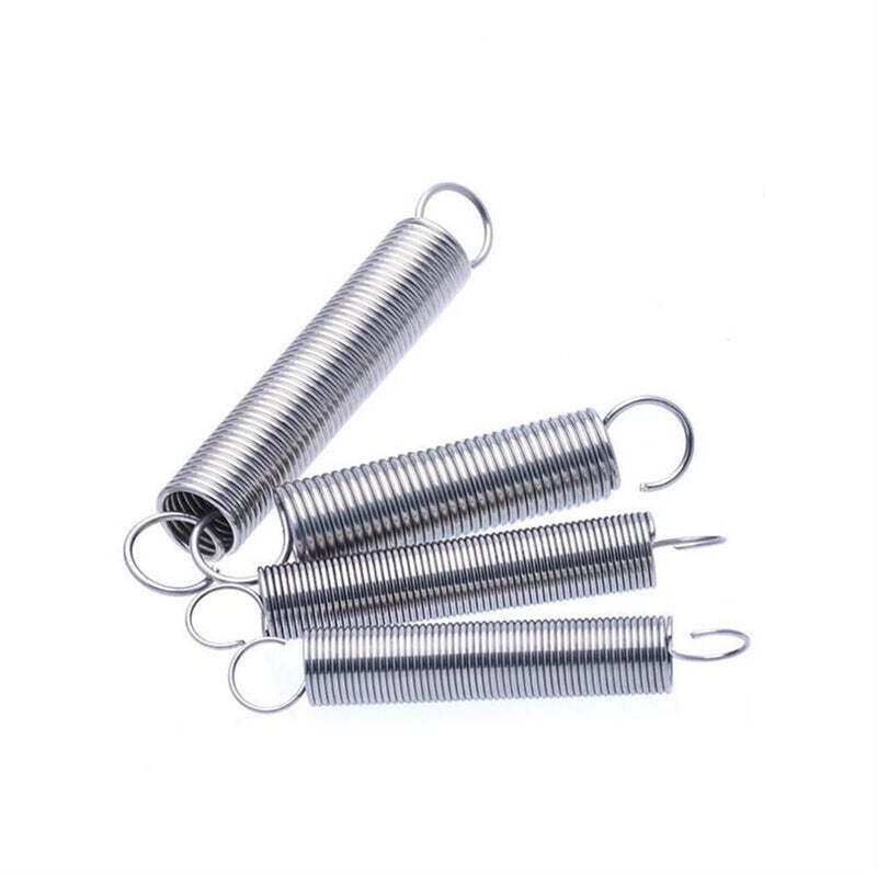 Stainless Steel Spring, Metal Springs 2pcs 1.2mm Wired Diameter Stainless Steel Tension Spring Extend Mini Spring 8mm/9mm/10mm/12mm OD Tension Spring 30mm - 100mm(1.2 * 8 * 702pcs) - Image 1