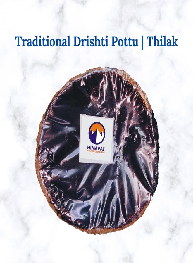 Himavat Vengai Paal Pottu Baby Bindi | Traditional Drishti Pottu Achu, Bottu Achulu for Kids,Black Kajal Mould Stamp for New Born pack of 4 - Image 5