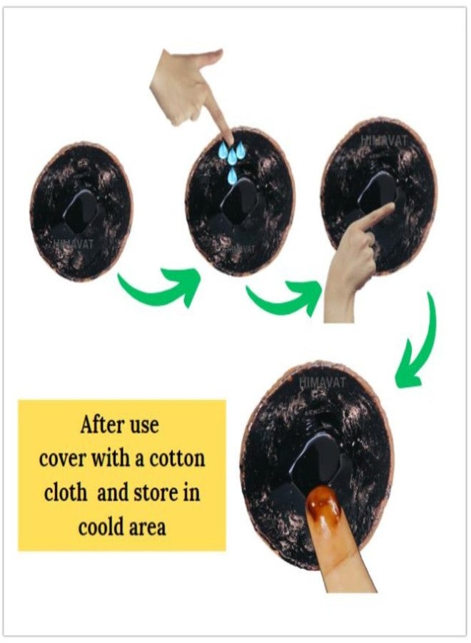 Himavat Vengai Paal Pottu Baby Bindi | Traditional Drishti Pottu Achu, Bottu Achulu for Kids,Black Kajal Mould Stamp for New Born pack of 4 - Image 1