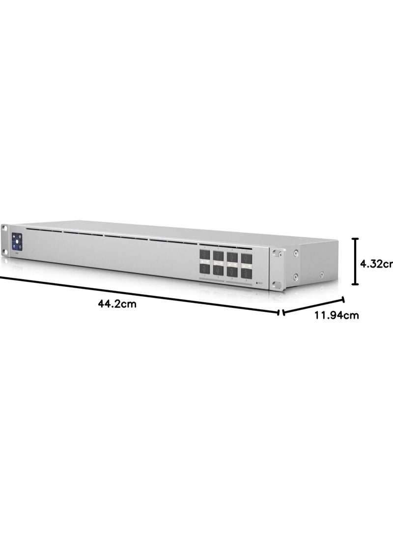 Ubiquiti Networks - Ubiquiti Networks UniFi Switch Aggregation | Managed Layer 2 Switch with 8 SFP+ 10G Ports (USW-Aggregation) - Image 1