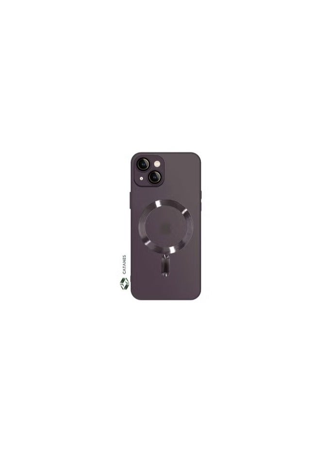 CATANES iphone 14 Case and Cover With MagSafe Built-in High-Grade TPU Material Purple - Image 1