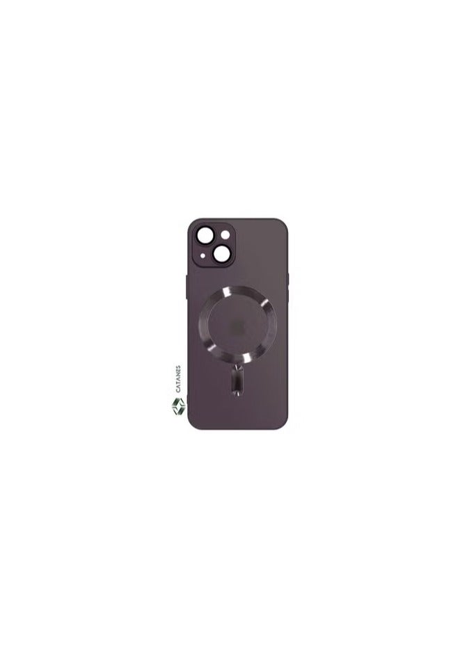 CATANES iphone 14 Case and Cover With MagSafe Built-in High-Grade TPU Material Purple - Image 2