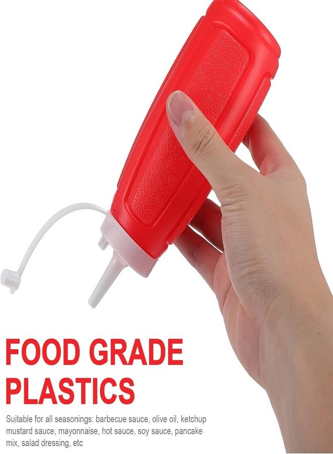 Vroxy 300ML 3 Ketchup Squeeze Dispenser Bottle Vinegar, Ketchup, Squeeze Storage Squeeze Bottle for Home, Kitchen (1Set) - Image 5