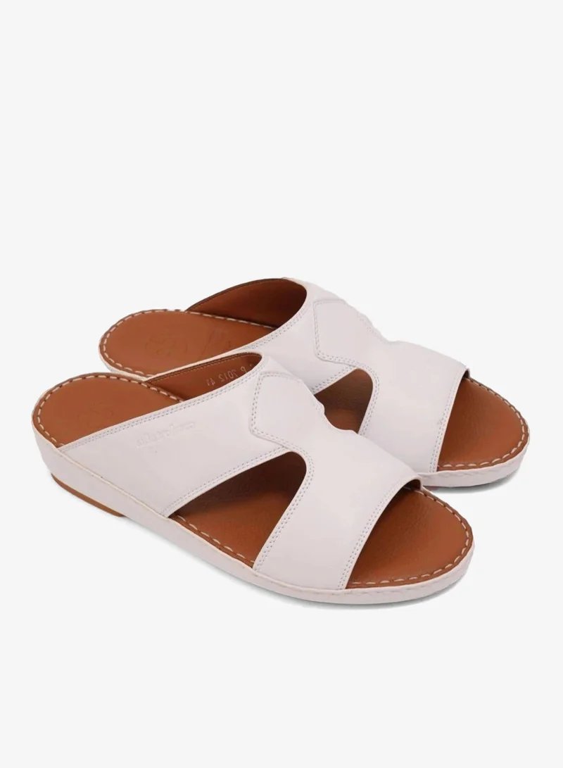 Comfort Plus COMFORT PLUS LUXURIOUS LEATHER SANDAL FOR EVERYDAY WHITE