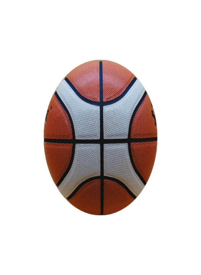 Vinex Basketball - Sonic (Size: 6) Official Size & Weight, Hygroscopic PU Material, Pasted Basketball Ideal Indoor & Outdoor for Practice, Training, Match, Sports for Youth, Men, Adult Players - Image 2