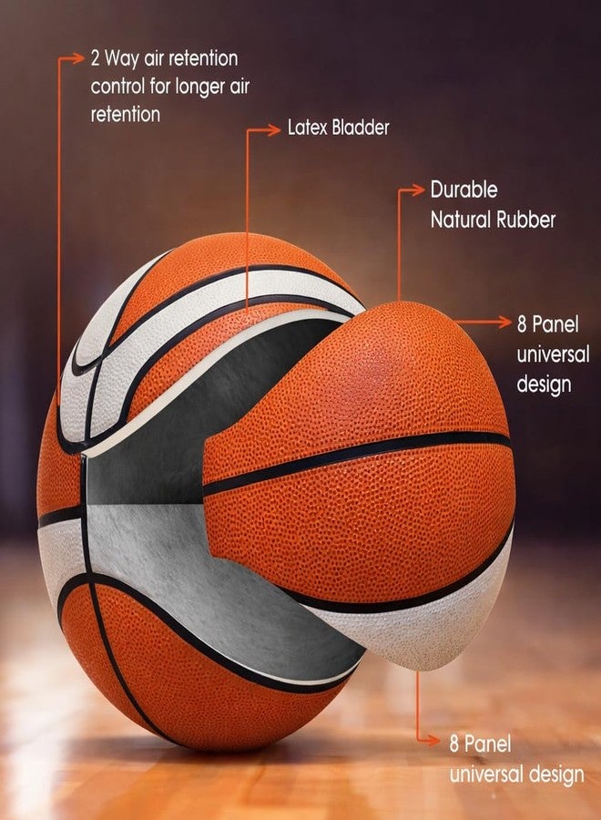 Vinex Basketball - Sonic (Size: 6) Official Size & Weight, Hygroscopic PU Material, Pasted Basketball Ideal Indoor & Outdoor for Practice, Training, Match, Sports for Youth, Men, Adult Players - Image 5